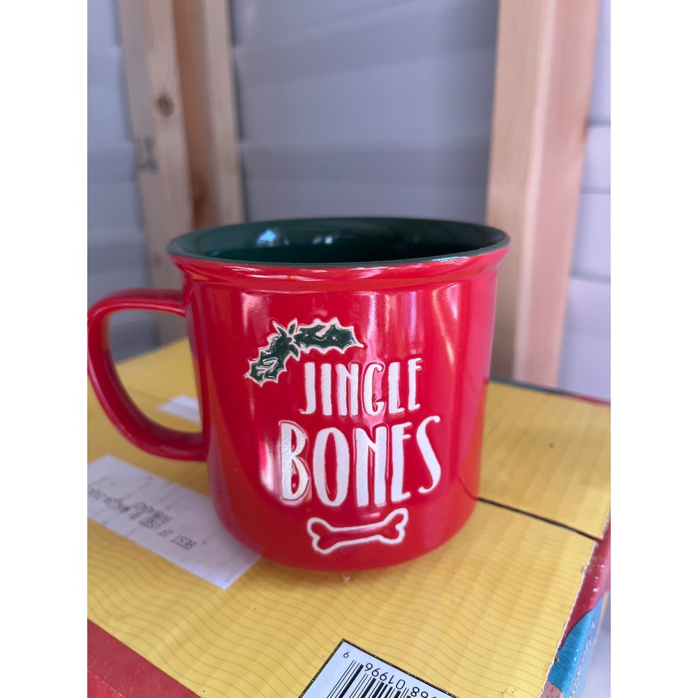 Spectrum Designz Red‎ Jingle Bones Mug Christmas Holiday Ceramic 2017